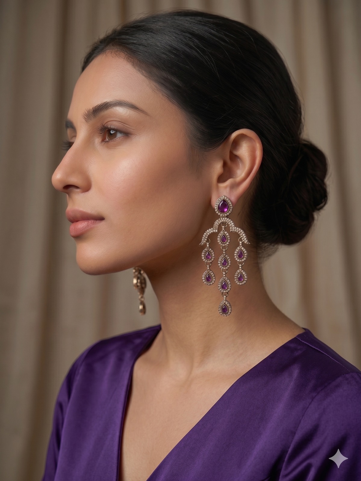 elegant sky blue stone kundan chandelier earrings for women – traditional indian bridal jewelry elegant sky blue stone kundan chandelier earrings for women – traditional indian bridal jewelry