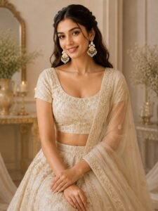 off white kundan pearl tassel earrings for women | ethnic fusion statement earrings