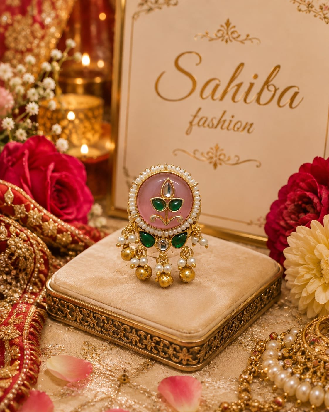blush pink stone pearl kundan earrings mockup 1 blush pink stone pearl kundan earrings mockup 1